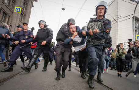 У Росії 9 вересня відбулися акції противників пенсійної реформи