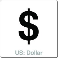 Долар США (USD) - використовується з 1785 р і в даний час є головною резервною валютою світу
